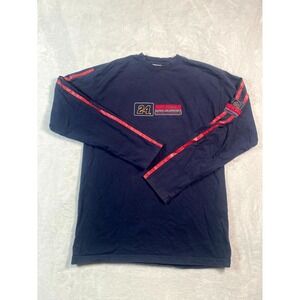 Vintage Y2K Winners Circle Jeff‎ Gordon NASCAR Shirt Mens XL Navy Blue Cotton